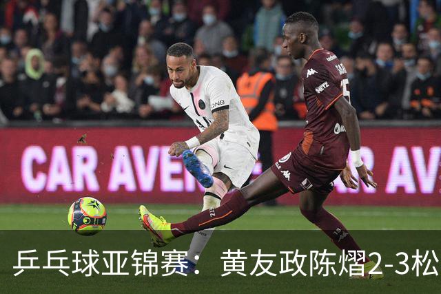 乒乓球亚锦赛：黄友政/陈熠2-3松岛辉空/张本美和 混双摘银