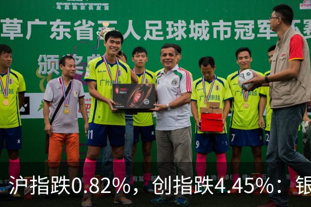 沪指跌0.82%，创指跌4.45%：银行股再度逆势大涨
