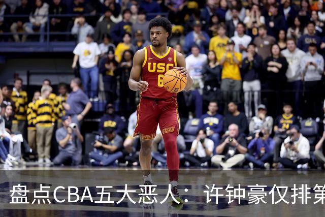 盘点CBA五大恶人：许钟豪仅排第五，压轴这位曾绊倒朱芳雨